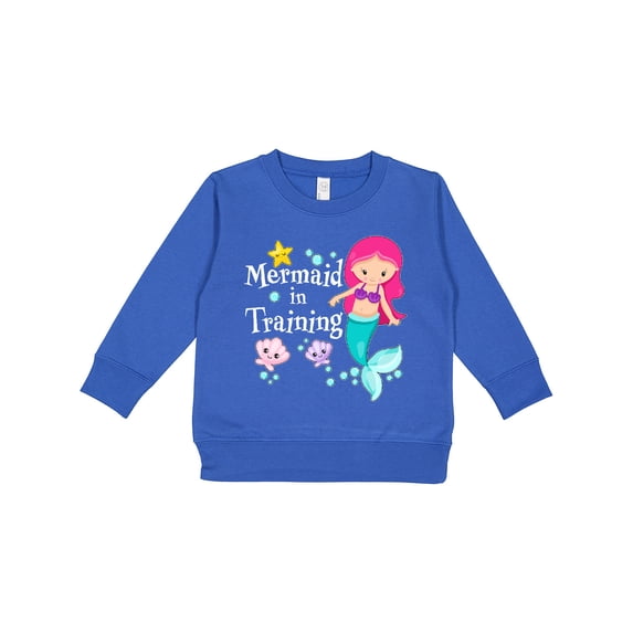 Inktastic Mermaid in Training Toddler Sweatshirt