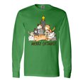 thumbnail image 1 of Inktastic Merry Catmas with Cat Tree and Yellow Star Long Sleeve T-Shirt, 1 of 5