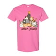 thumbnail image 1 of Inktastic Merry Catmas with Cat Tree and Yellow Star T-Shirt, 1 of 5