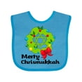 thumbnail image 1 of Inktastic Merry Chrismukkah Boys or Girls Baby Bib, 1 of 4