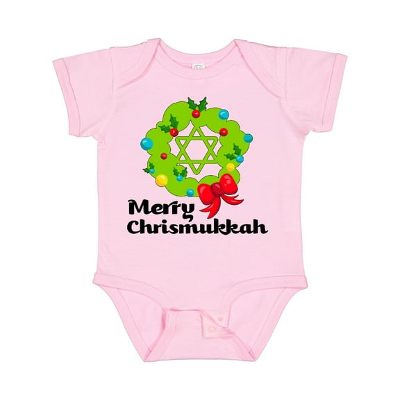 Inktastic Merry Chrismukkah Boys or Girls Baby Bodysuit