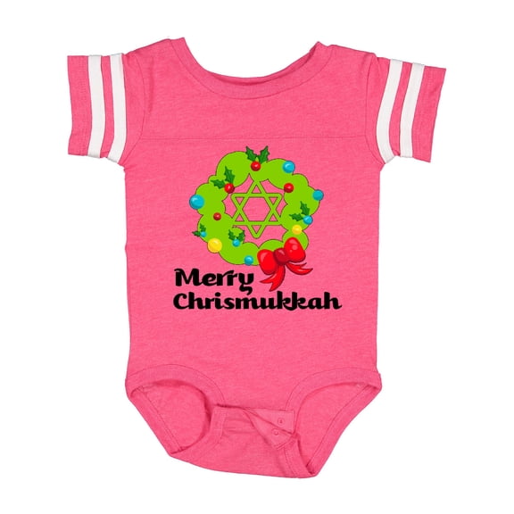 Inktastic Merry Chrismukkah Boys or Girls Baby Bodysuit