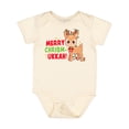 thumbnail image 1 of Inktastic Merry Chrismukkah Cute Baby Reindeer with Lights Boys or Girls Baby Bodysuit, 1 of 5