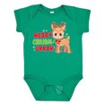 thumbnail image 1 of Inktastic Merry Chrismukkah Cute Baby Reindeer with Lights Boys or Girls Baby Bodysuit, 1 of 5