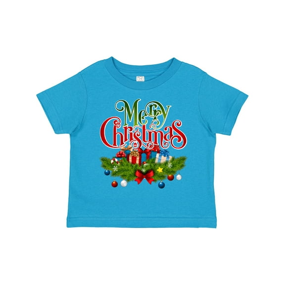 Inktastic Merry Christmas Boys or Girls Toddler T-Shirt