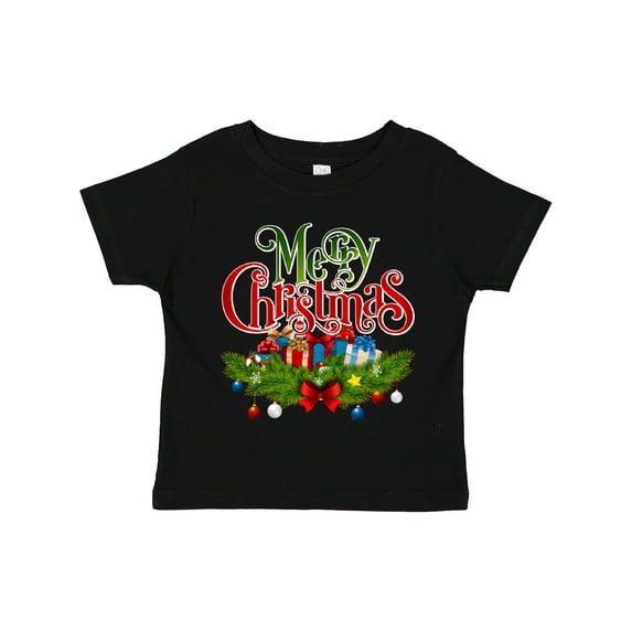 Inktastic Merry Christmas Boys or Girls Toddler T-Shirt