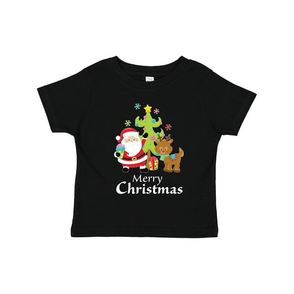 Inktastic Merry Christmas Boys or Girls Toddler T-Shirt