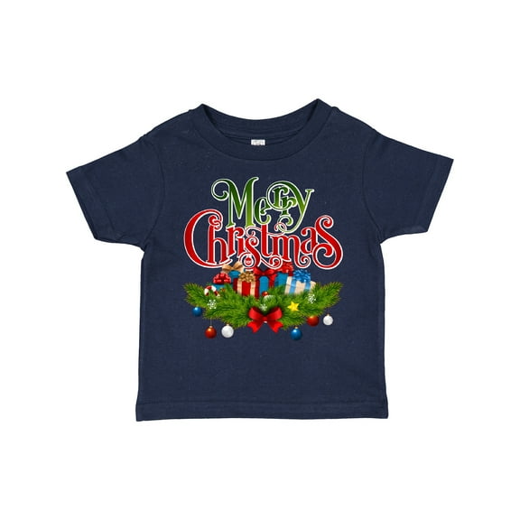 Inktastic Merry Christmas Boys or Girls Toddler T-Shirt