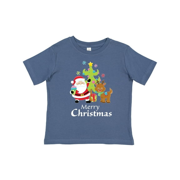 Inktastic Merry Christmas Boys or Girls Toddler T-Shirt