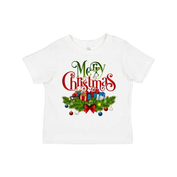 Inktastic Merry Christmas Boys or Girls Toddler T-Shirt