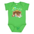 thumbnail image 1 of Inktastic Merry Christmas Cute Nativity Scene Boys or Girls Baby Bodysuit, 1 of 5