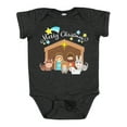 thumbnail image 1 of Inktastic Merry Christmas Cute Nativity Scene Boys or Girls Baby Bodysuit, 1 of 5