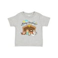thumbnail image 1 of Inktastic Merry Christmas Cute Nativity Scene Boys or Girls Baby T-Shirt, 1 of 5