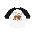 thumbnail image 1 of Inktastic Merry Christmas Cute Nativity Scene Boys or Girls Toddler T-Shirt, 1 of 5
