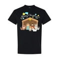 thumbnail image 1 of Inktastic Merry Christmas Cute Nativity Scene T-Shirt, 1 of 5