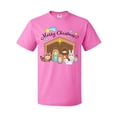 thumbnail image 1 of Inktastic Merry Christmas Cute Nativity Scene T-Shirt, 1 of 5