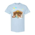 thumbnail image 1 of Inktastic Merry Christmas Cute Nativity Scene T-Shirt, 1 of 5