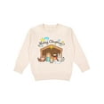 thumbnail image 1 of Inktastic Merry Christmas Cute Nativity Scene Toddler Sweatshirt, 1 of 4