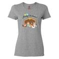 thumbnail image 1 of Inktastic Merry Christmas Cute Nativity Scene Women's T-Shirt, 1 of 5