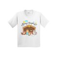 thumbnail image 1 of Inktastic Merry Christmas Cute Nativity Scene Youth T-Shirt, 1 of 5