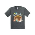 thumbnail image 1 of Inktastic Merry Christmas Cute Nativity Scene Youth T-Shirt, 1 of 5
