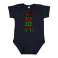 thumbnail image 1 of Inktastic Merry Christmas Elf in Red and Green Plaid Boys or Girls Baby Bodysuit, 1 of 5