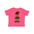 thumbnail image 1 of Inktastic Merry Christmas Elf in Red and Green Plaid Boys or Girls Toddler T-Shirt, 1 of 5
