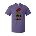 thumbnail image 1 of Inktastic Merry Christmas Elf in Red and Green Plaid T-Shirt, 1 of 5