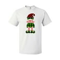 thumbnail image 1 of Inktastic Merry Christmas Elf in Red and Green Plaid T-Shirt, 1 of 5