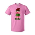 thumbnail image 1 of Inktastic Merry Christmas Elf in Red and Green Plaid T-Shirt, 1 of 5
