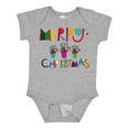 thumbnail image 1 of Inktastic Merry Christmas Holiday Gift Boys or Girls Baby Bodysuit, 1 of 5