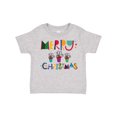 thumbnail image 1 of Inktastic Merry Christmas Holiday Gift Boys or Girls Toddler T-Shirt, 1 of 5