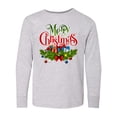 thumbnail image 1 of Inktastic Merry Christmas Long Sleeve Youth T-Shirt, 1 of 5