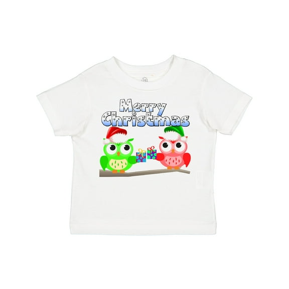 Inktastic Merry Christmas Owls Boys or Girls Toddler T-Shirt