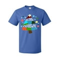 thumbnail image 1 of Inktastic Merry Christmas Patchwork Quilting Tree T-Shirt, 1 of 5