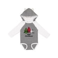thumbnail image 1 of Inktastic Merry Christmas Plaid Trees Boys or Girls Long Sleeve Baby Bodysuit, 1 of 5