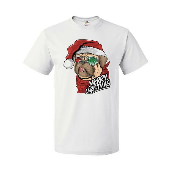 Inktastic Merry Christmas Pug T-Shirt