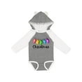 thumbnail image 1 of Inktastic Merry Christmas Rainbow Holiday Lights Boys or Girls Long Sleeve Baby Bodysuit, 1 of 5