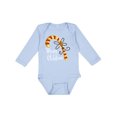 thumbnail image 1 of Inktastic Merry Christmas Red and Gold Candy Cane Boys or Girls Long Sleeve Baby Bodysuit, 1 of 5