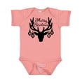 thumbnail image 1 of Inktastic Merry Christmas Reindeer Antlers with Ornaments Boys or Girls Baby Bodysuit, 1 of 5