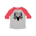 thumbnail image 1 of Inktastic Merry Christmas Reindeer Antlers with Ornaments Boys or Girls Toddler T-Shirt, 1 of 5