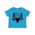 thumbnail image 1 of Inktastic Merry Christmas Reindeer Antlers with Ornaments Boys or Girls Toddler T-Shirt, 1 of 5