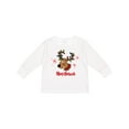 thumbnail image 1 of Inktastic Merry Christmas Reindeer Boys or Girls Long Sleeve Toddler T-Shirt, 1 of 5