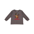 thumbnail image 1 of Inktastic Merry Christmas Reindeer Boys or Girls Long Sleeve Toddler T-Shirt, 1 of 5