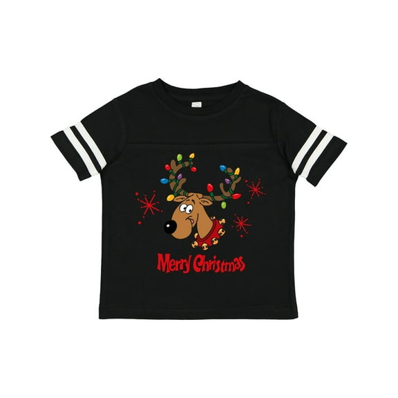 Inktastic Merry Christmas Reindeer Boys or Girls Toddler T-Shirt