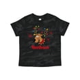 thumbnail image 1 of Inktastic Merry Christmas Reindeer Boys or Girls Toddler T-Shirt, 1 of 5