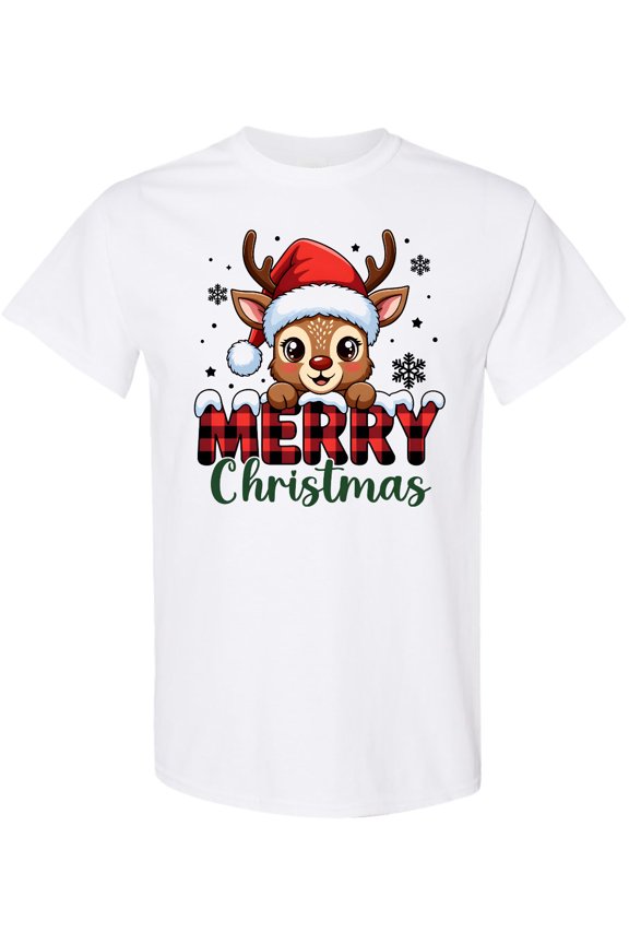 Merry Christmas Reindeer T-Shirt