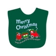 thumbnail image 1 of Inktastic Merry Christmas Train with Presents Boys or Girls Baby Bib, 1 of 4