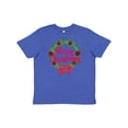 thumbnail image 1 of Inktastic Merry Christmas Wreath with Red Bow and Ornaments Youth T-Shirt, 1 of 5