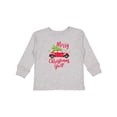 thumbnail image 1 of Inktastic Merry Christmas Ya'll with Red Car and Tree Boys or Girls Long Sleeve Toddler T-Shirt, 1 of 5